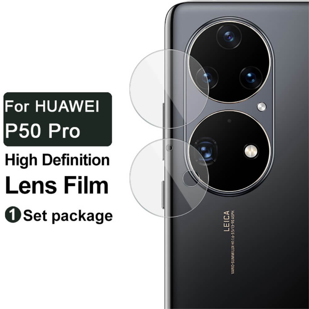 Стъклен Протектор за Камера Huawei P50 Pro, Imak Camera Glass, Прозрачен (3)