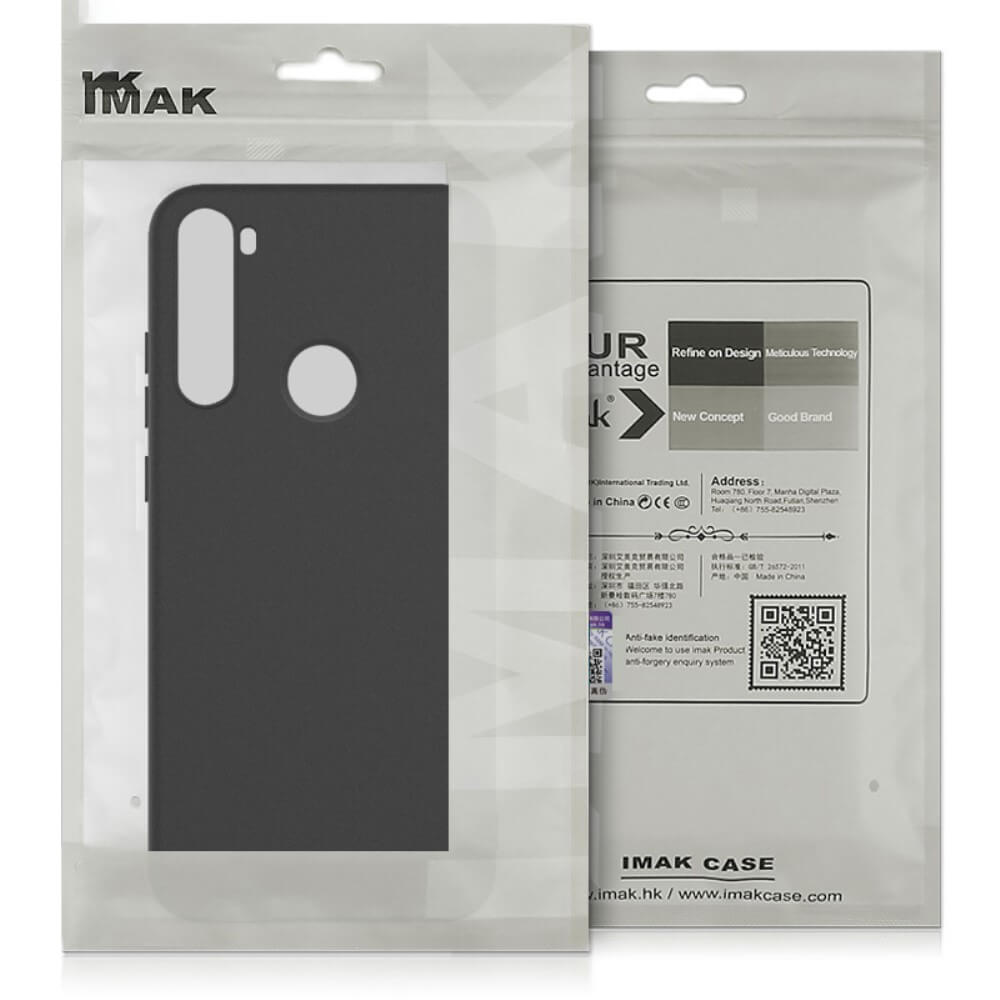 Силиконов Калъф за Samsung A12, Imak UC-2 Case, Черен (4)