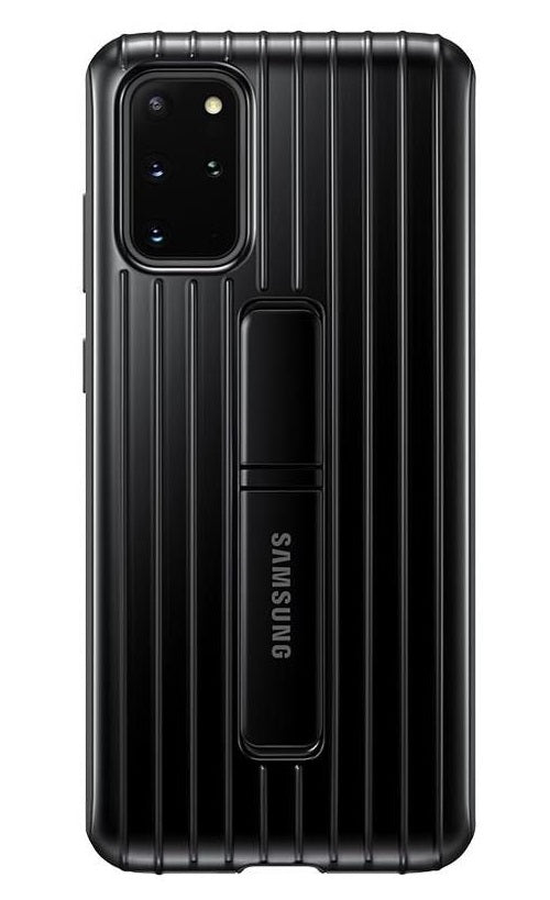 Оригинален Противоударен Калъф за Samsung S20 Plus Protective Standing Cover Case EF-RG985CBE, Черен