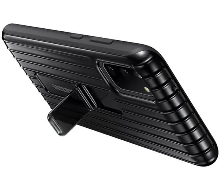 Оригинален Противоударен Калъф за Samsung S20 Protective Standing Cover Case EF-RG980CBEGEU, Черен (2)