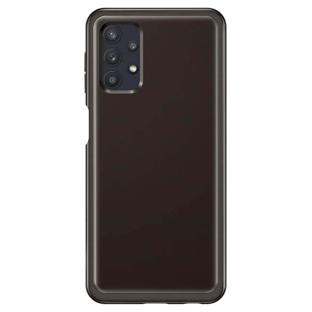 Оригинален Силиконов Калъф за Samsung A32 5G, Soft Clear Cover Case EF-QA326TBEGEU, Черен
