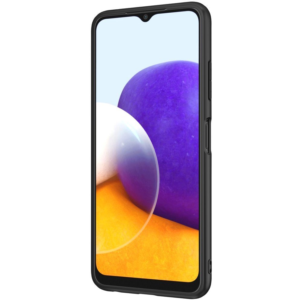 Калъф с Фибро Влакна за Samsung A22 5G, Nillkin Textured Case, Черен (7)