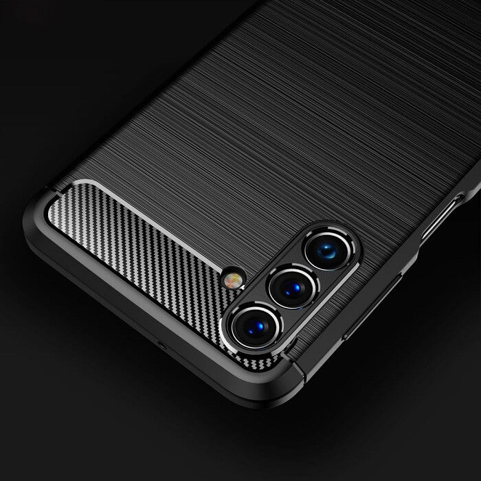 Защитен Калъф за Samsung A13 5G, Premium Carbon Case, Черен (6)