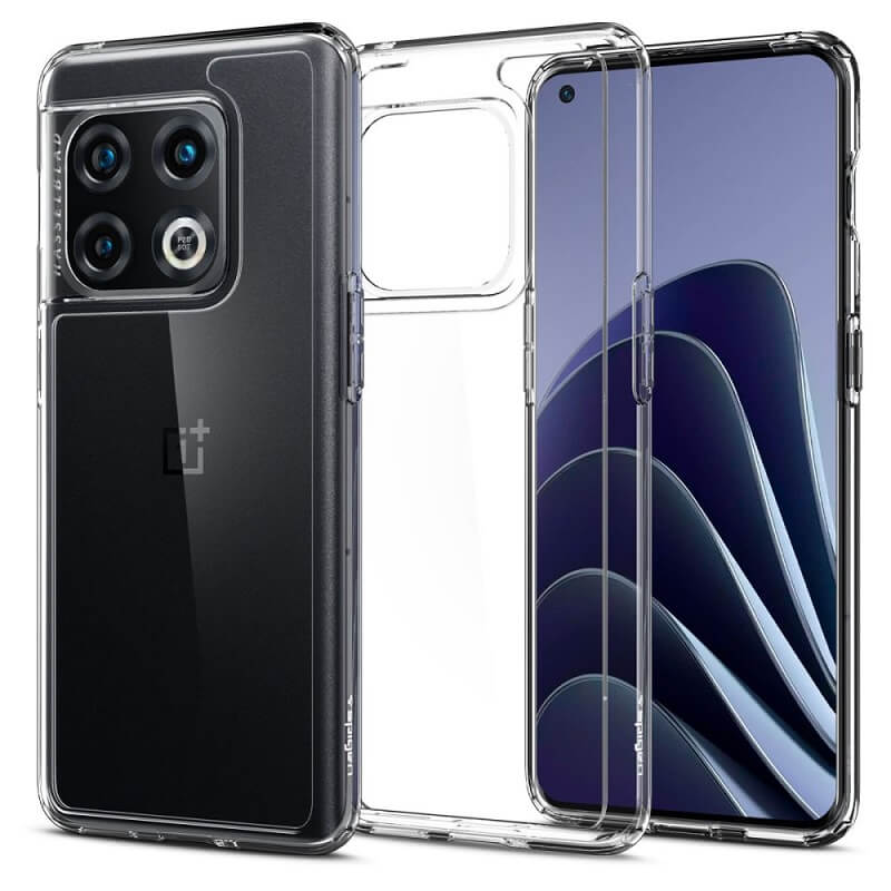 Противоударен Калъф за Oneplus 10 Pro, Spigen Ultra Hybrid Case, Прозрачен