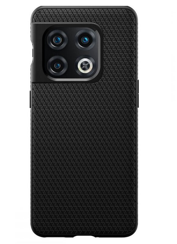 Противоударен Калъф за за Oneplus 10 Pro, Spigen Liquid Air Case, Черен (2)
