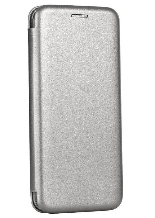 Кожен Калъф за Samsung A13 4G, Forcell Elegance Book Case, Сив