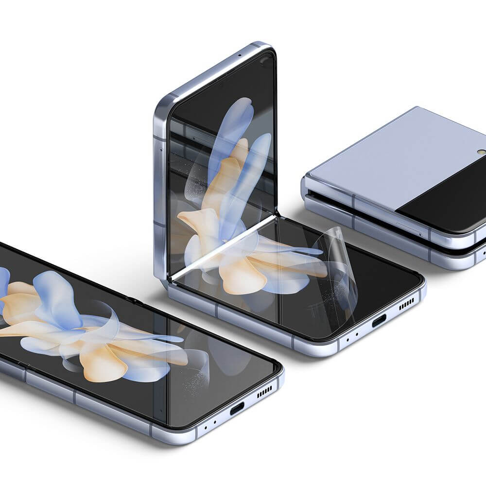 Гъвкав Протектор за Samsung Z Flip 4, Ringke Film Glass, Прозрачен (4)
