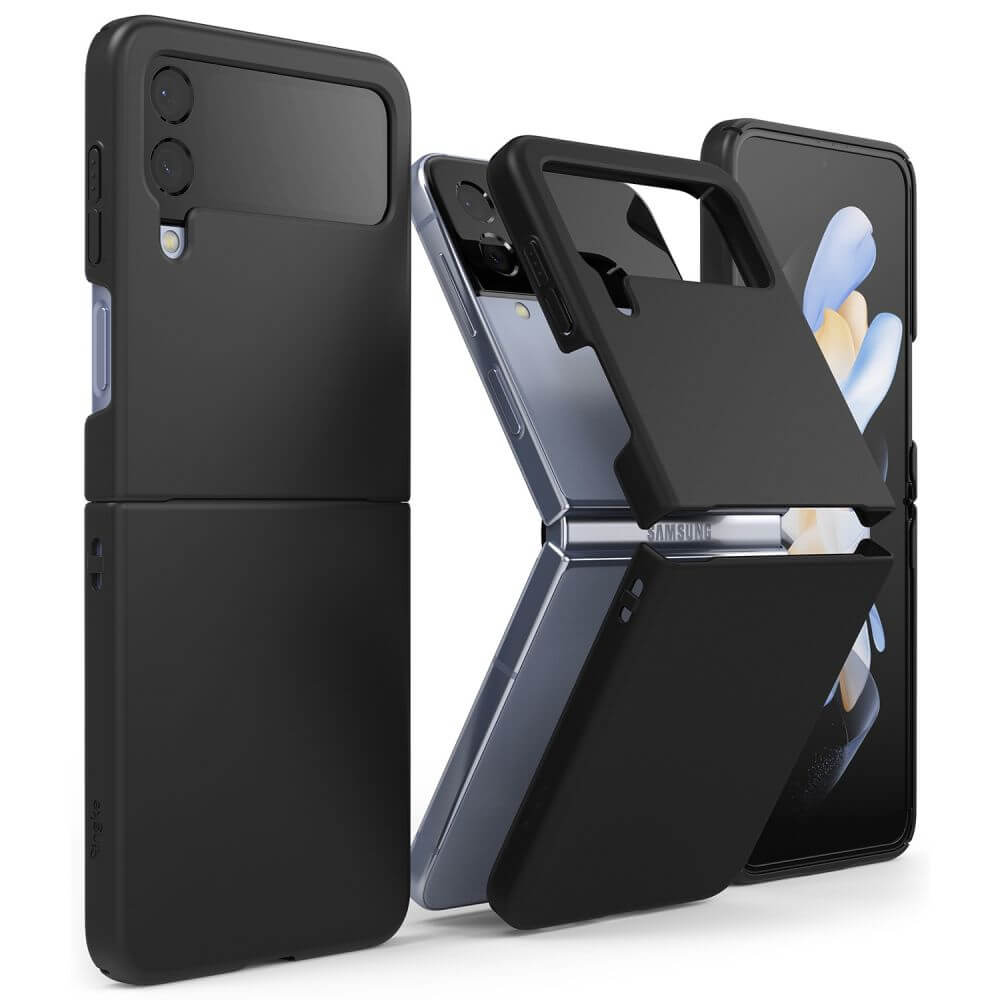 Тънък Калъф за Samsung Z Flip 4, Ringke Slim Case, Черен (2)