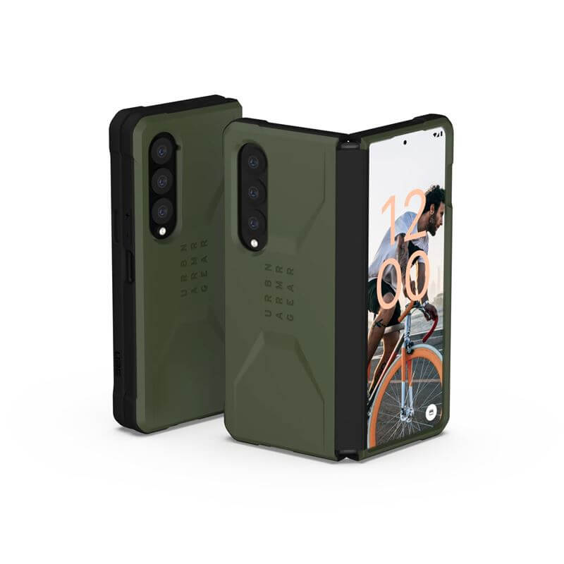 Противоударен Калъф за Samsung Z Fold 4, UAG Civilian Case, Зелен (2)