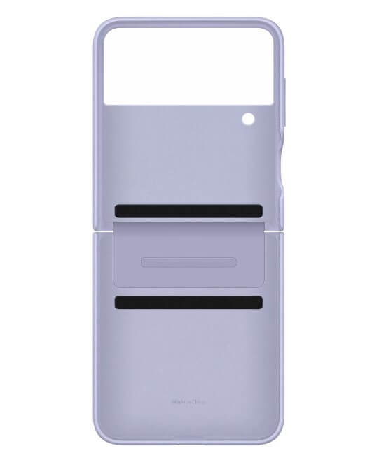 Оригинален Кожен Калъф Samsung Z Flip 4, Flap Leather Case EF-VF721LLE, Лилав (6)