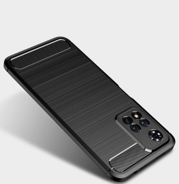 Защитен Калъф за Xiaomi Redmi 10, Premium Carbon Case, Черен (2)