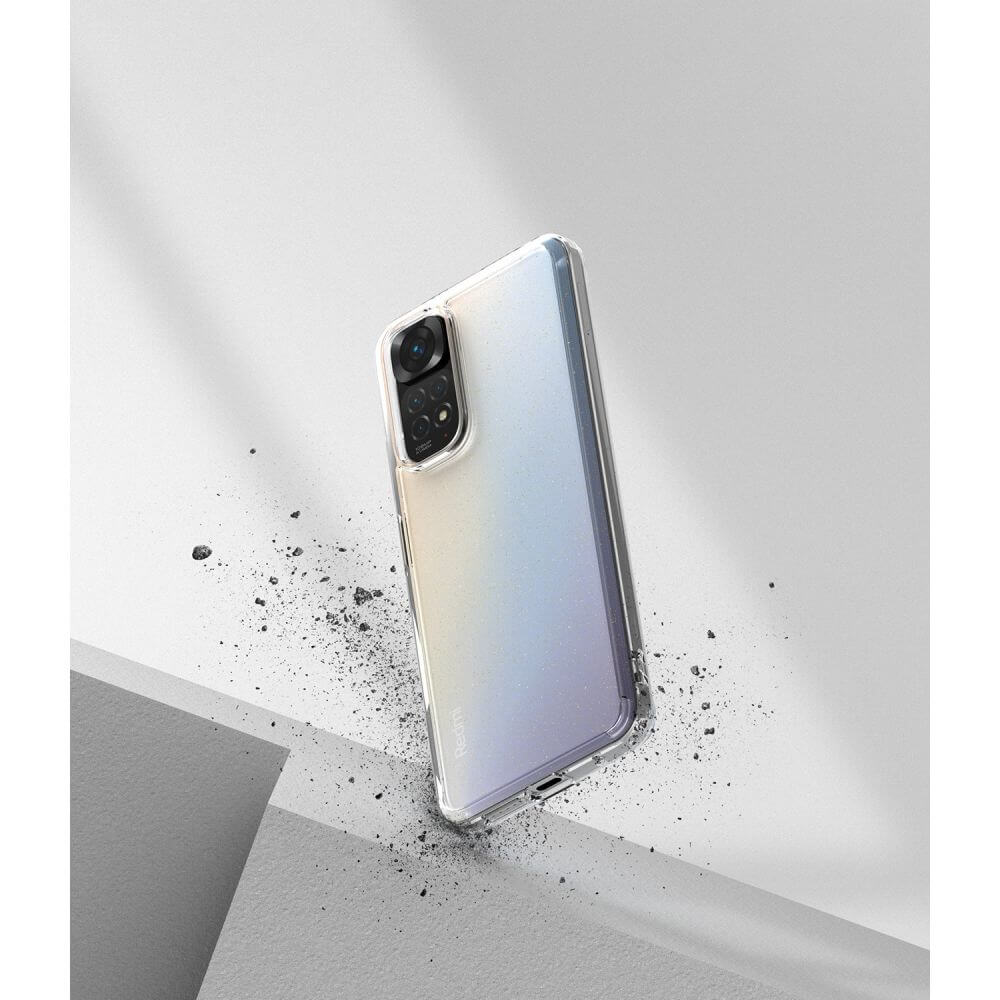 Противоударен Калъф за Xiaomi Redmi Note 11, Ringke Fusion Case, Прозрачен (5)
