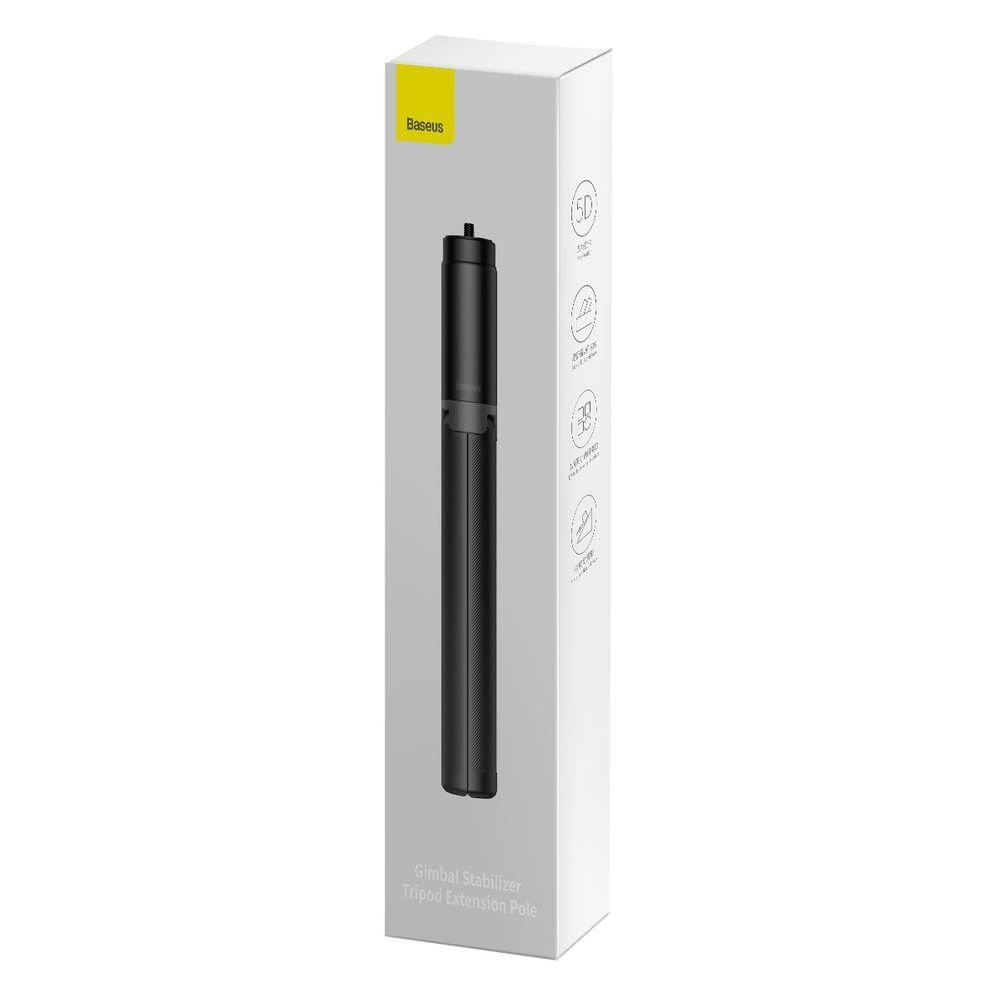 Трипод за Камера, Baseus Gimbal Extension Pole 105 cm, Черен (4)