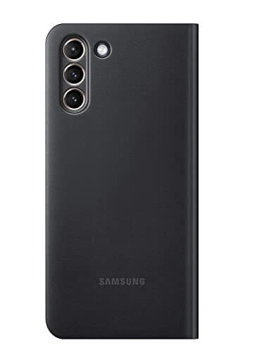 Оригинален Активен Калъф за Samsung S21 Plus Led View Cover Book Case EF-NG996PBEGWW, Черен (5)