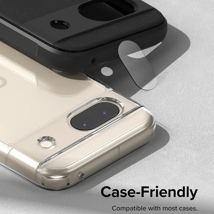 Протектор за Камерата на Google Pixel 8A, Ringke Cam Tempered Glass, Прозрачен (3)