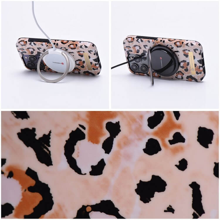 Magsafe Калъф за iPhone 15, Forcell F-Protect Mirage Wild Panther, Цветен (4)