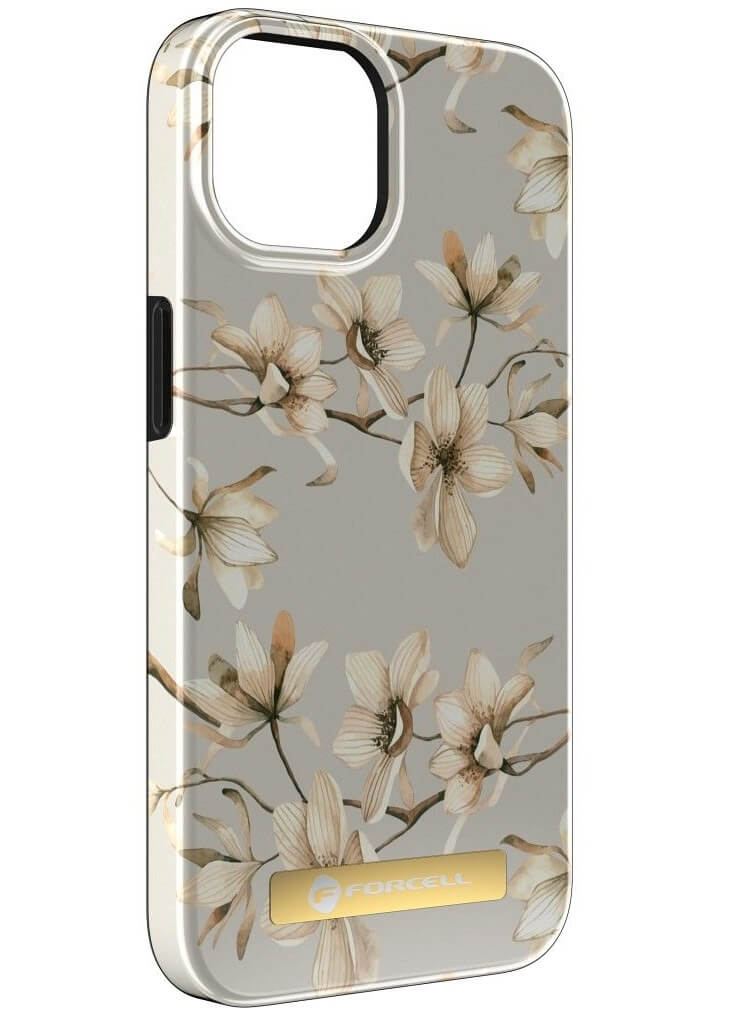 Magsafe Калъф за iPhone 15 Pro, Forcell F-Protect Mirage Spring Flowers, Цветен (2)