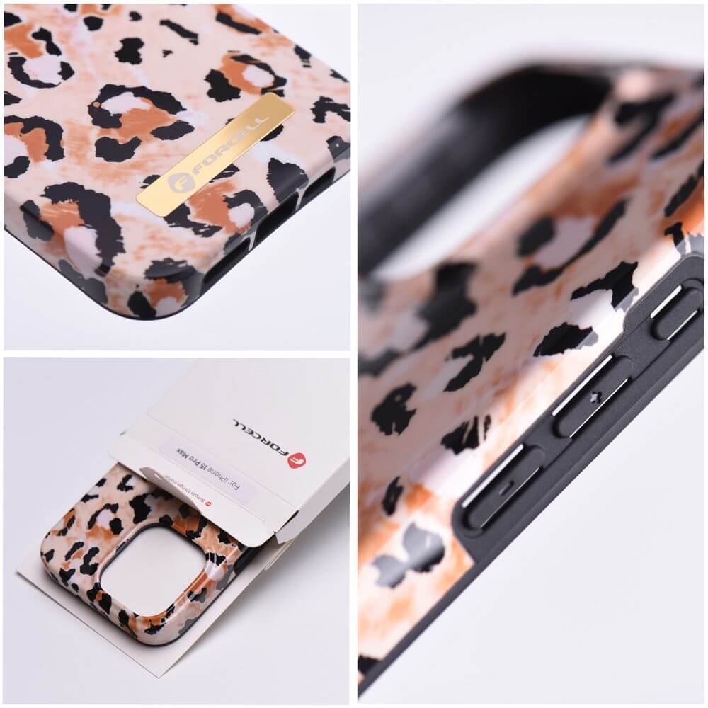 Magsafe Калъф за iPhone 15 Pro Max, Forcell F-Protect Mirage Wild Panther, Цветен (8)