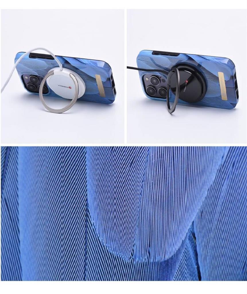 Magsafe Калъф за iPhone 14, Forcell F-Protect Mirage Blue Bird, Цветен (4)