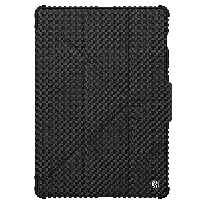 Противоударен Калъф за Samsung Tab S9 FE Plus, Nillkin Bumper Case, Черен (3)