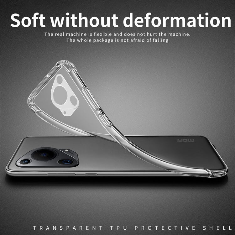 Силиконов Калъф за Huawei Pura 70 Ultra, Slim Transperant Case, Прозрачен (4)