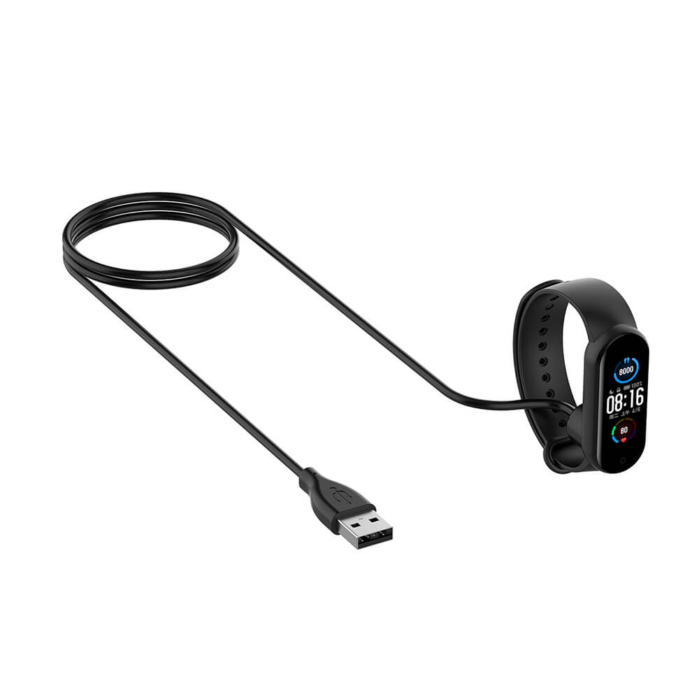 Зарядно за Xiaomi Mi Smart Band 7-6-5 Magnetic Charging Cable, Черен