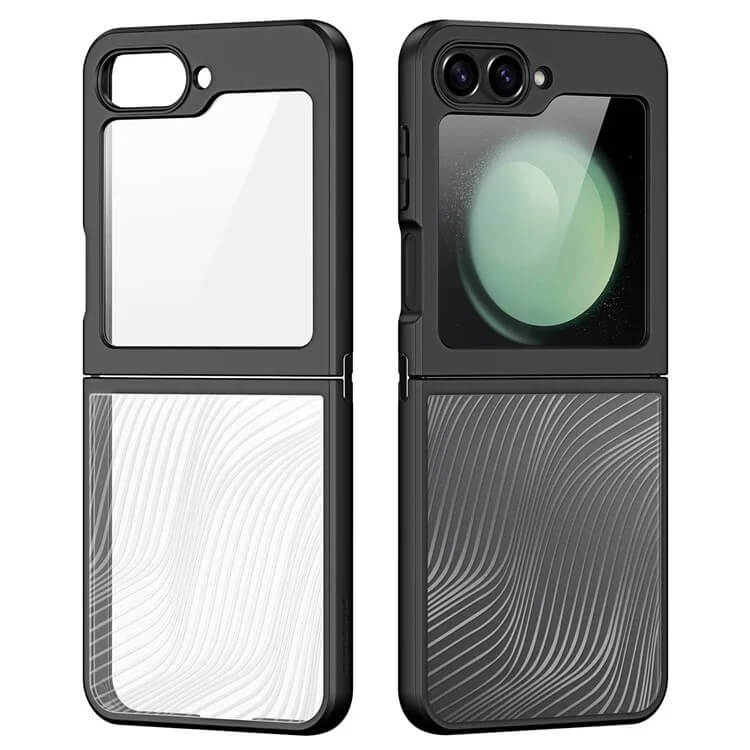 Тънък Калъф за Samsung Z Flip 7 FE/Z Flip 6, Dux Ducis Aimo Case, Черен