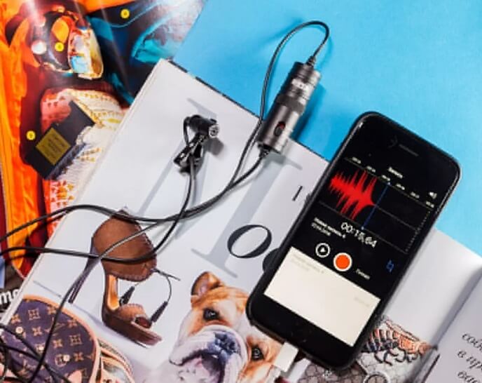 Микрофон Брошка, Boya Lavalier Mic BY-M1 Jack 3.5mm, Черен (7)