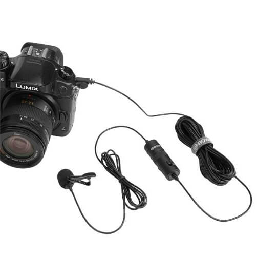 Микрофон Брошка, Boya Lavalier Mic BY-M1 Jack 3.5mm, Черен (6)