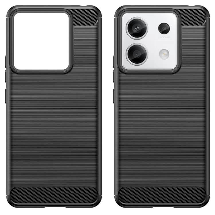 Противоударен Калъф за Xiaomi Redmi Note 13 Pro 5G, Tech-Protect Premium Carbon Case, Черен (3)