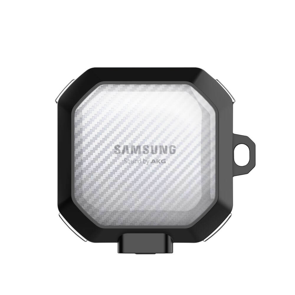 Калъф за Samsung Galaxy Buds 2/ Pro/ Live/ FE, Tech-Protect X-Carbo Case, Прозрачен (2)