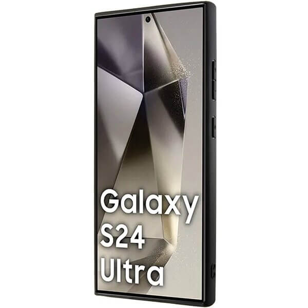 Magsafe Карбонов Калъф за Samsung S24 Ultra, BMW Tricolor Line Case, Черен (6)