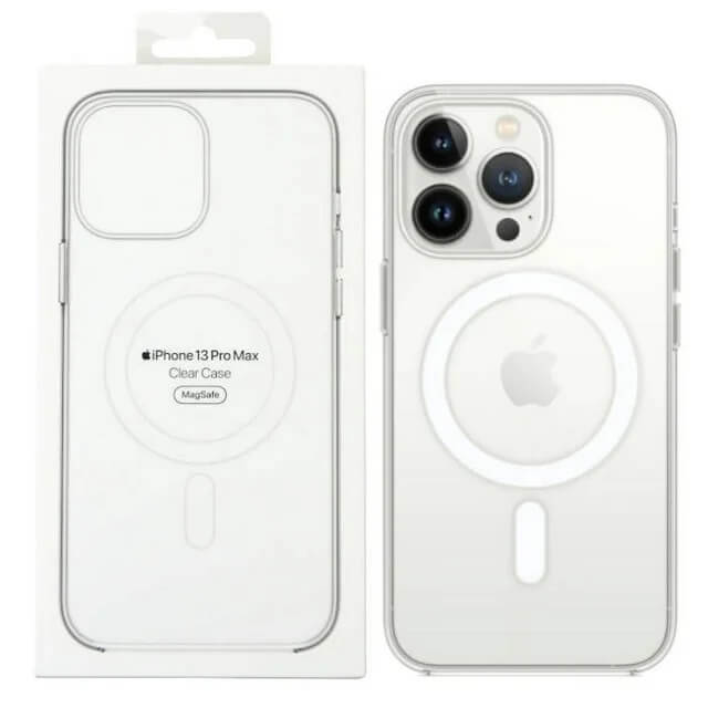 Оригинален Калъф за iPhone 13 Pro Max, Clear Magsafe Case MM313ZM/A, Прозрачен (5)