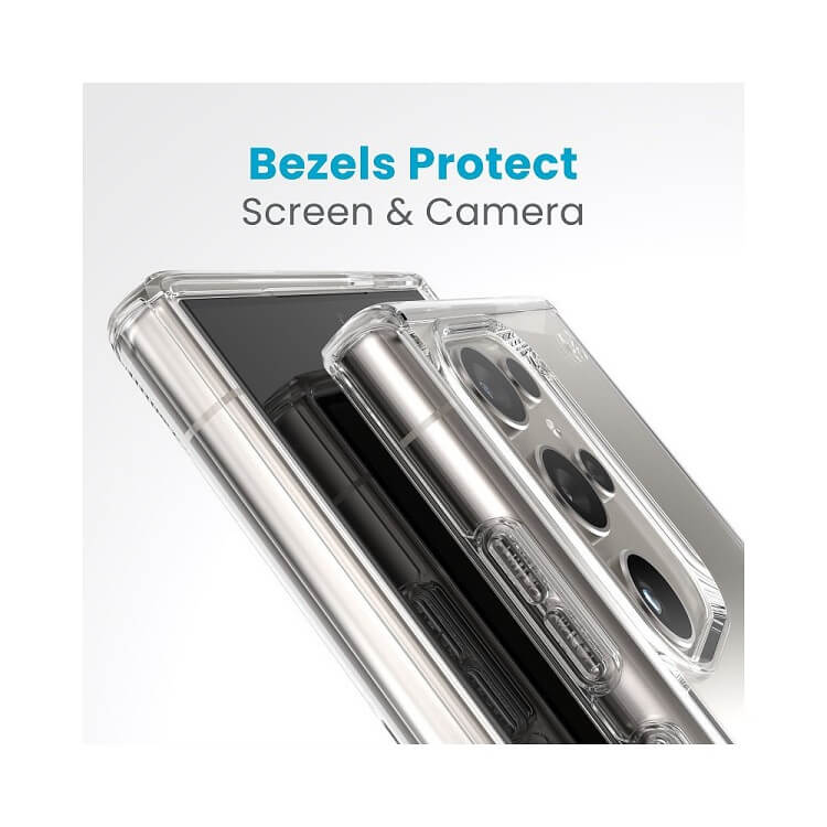 Екстремен Калъф за Samsung S24 Ultra, Speck Presidio Perfect-Clear, Прозрачен (8)