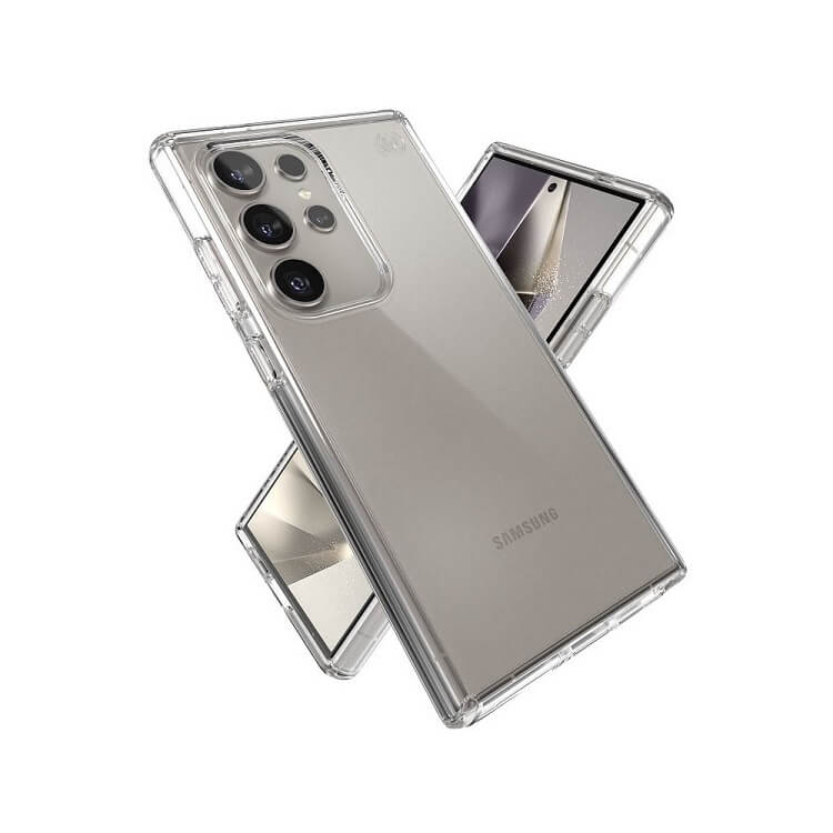 Екстремен Калъф за Samsung S24 Ultra, Speck Presidio Perfect-Clear, Прозрачен (3)