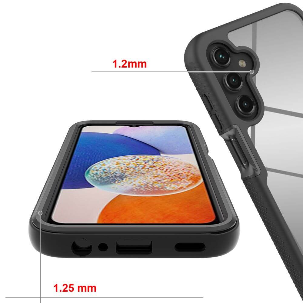 Цялостен Калъф за Samsung A15, Tech-Protect Defense 360 Case, Черен (3)