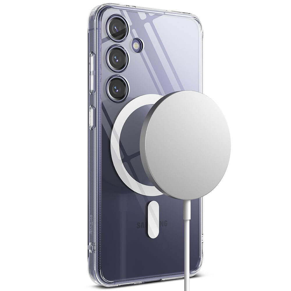 Magsafe Калъф за Samsung S24, Ringke Fusion Matte Case, Прозрачен (4)