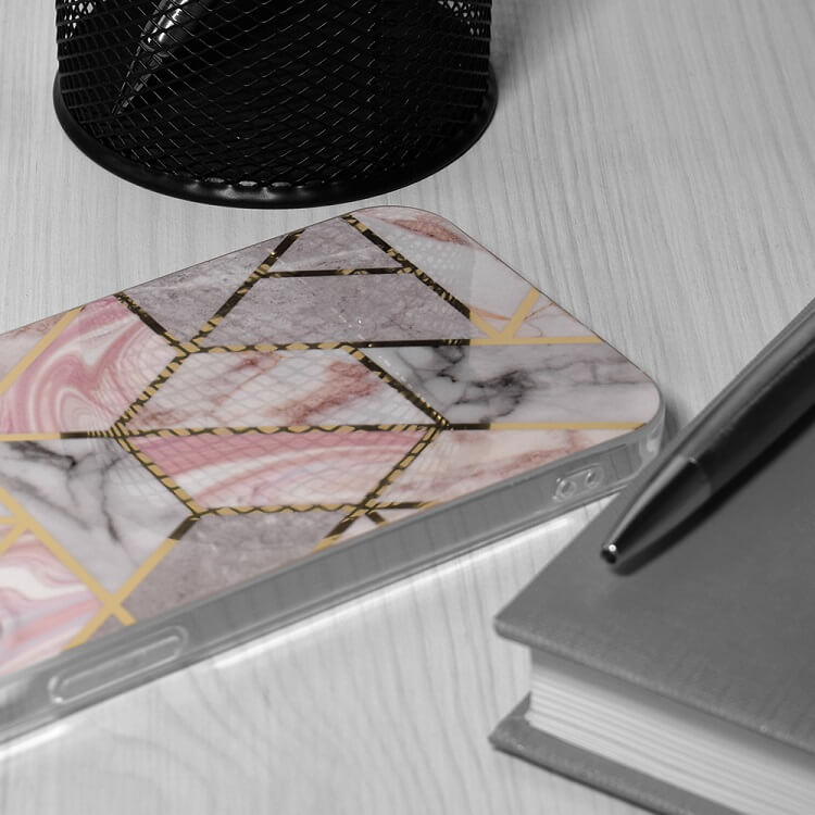 Дамски Калъф за Samsung A35, GKK Elegant Marble Case, Розов (3)