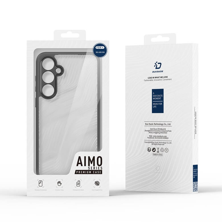 Елегантен Калъф за Samsung A35, Dux Ducis Aimo Case, Черен (9)
