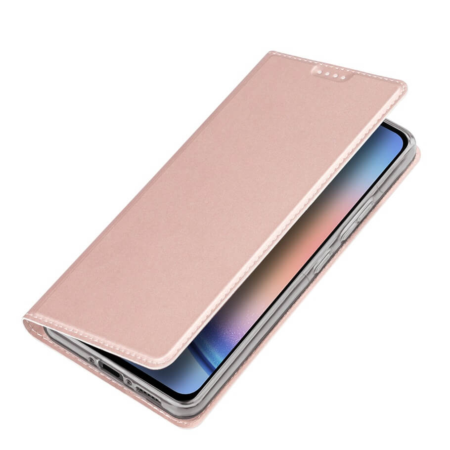 Кожен Калъф за Samsung A35, Dux Ducis Skin Pro Book Case, Розов (3)