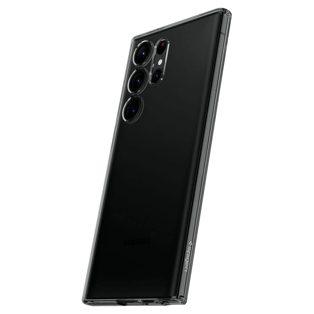 Силиконов Калъф за Samsung S24 Ultra, Spigen Liquid Space Crystal Case, Черен (2)