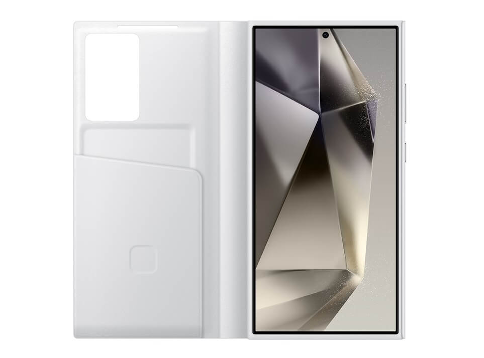 Оригинален Активен Калъф за Samsung S24 Ultra Smart View Wallet Book Case EF-ZS928CWEGWW, Бял (3)