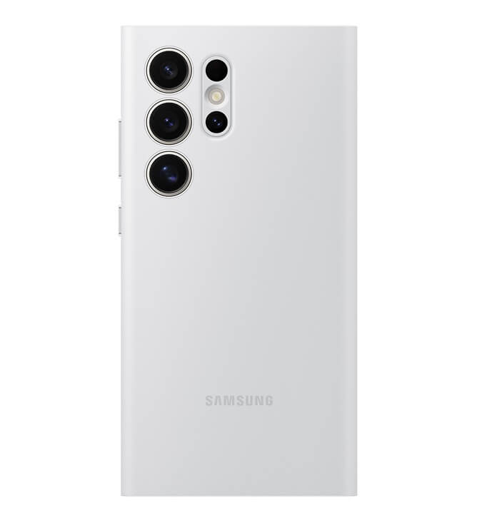 Оригинален Активен Калъф за Samsung S24 Ultra Smart View Wallet Book Case EF-ZS928CWEGWW, Бял (2)