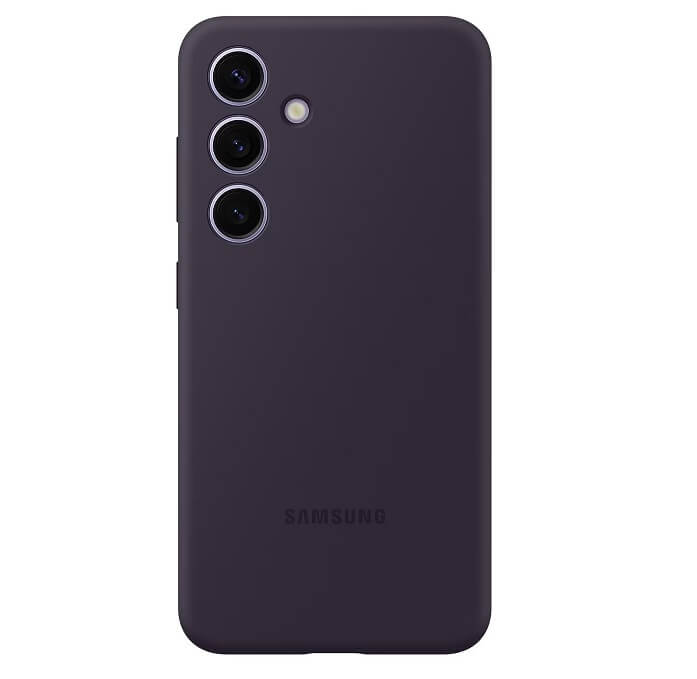 Оригинален Силиконов Калъф за Samsung S24 Plus, Silicone Case EF-PS926TEEGWW, Тъмно Лилав