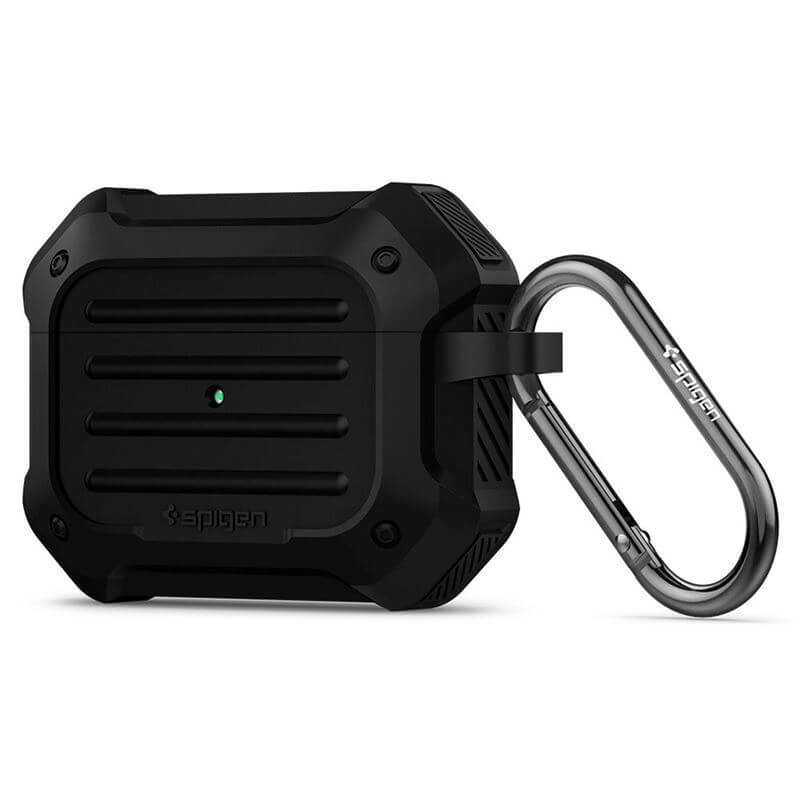 Противоударен Калъф за Apple AirPods Pro/ 2, Spigen Tough Armor Case, Черен (2)