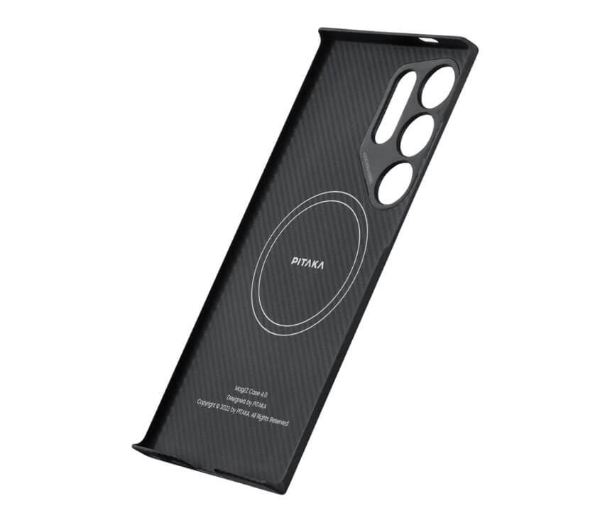 Magsafe Калъф за Samsung S24 Ultra, Pitaka MagEZ 4 Case, Черен (5)