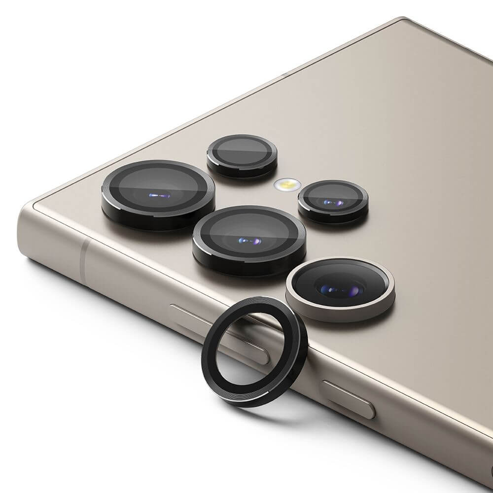 Протектор за Камерата на Samsung S24 Ultra, Ringke Cam Lens Frame Glass 2бр., Черен