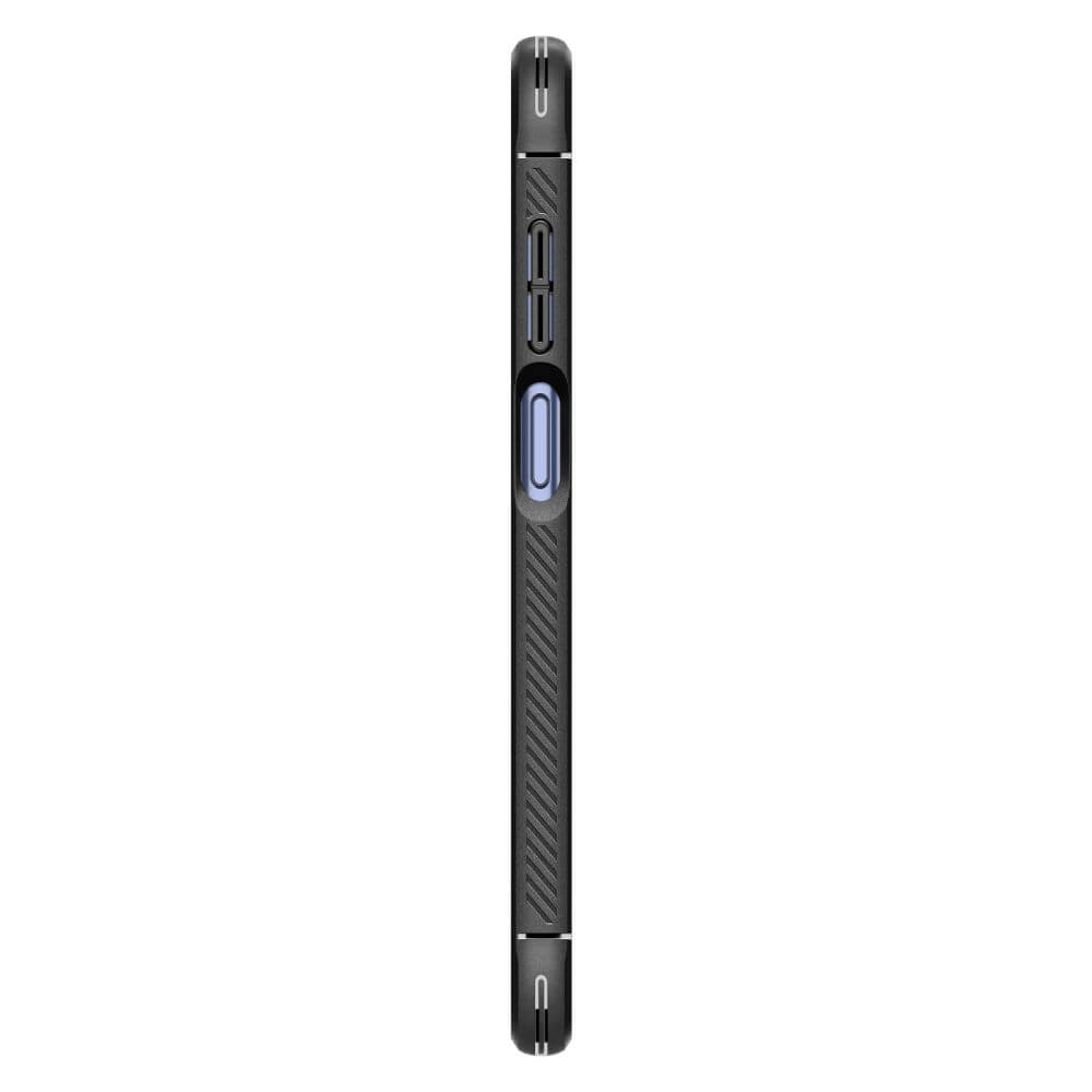 Противоударен Силиконов Калъф за Samsung A25, Spigen Rugged Armor Case, Черен (3)