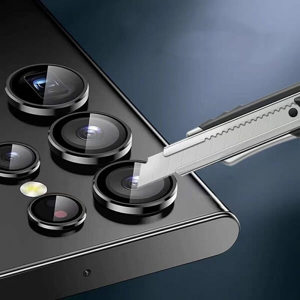 Протектор за Камерата на Samsung S24 Ultra, Hofi CamRing Glass, Черен (3)