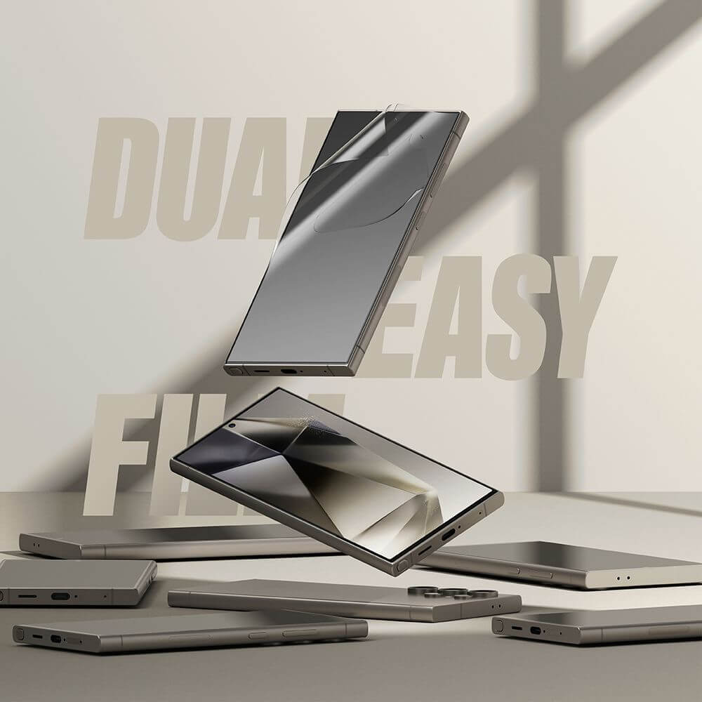 Гъвкав Протектор за Samsung S24 Ultra, Ringke Film Glass, Прозрачен (9)